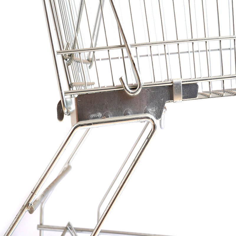 Carrinho de compras de roda vermelha comum de pvc