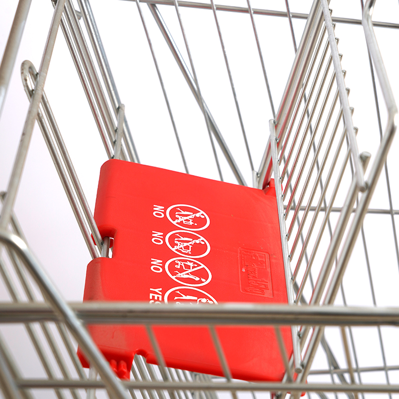 Carrinho de compras dobrável de alumínio durável para supermercado