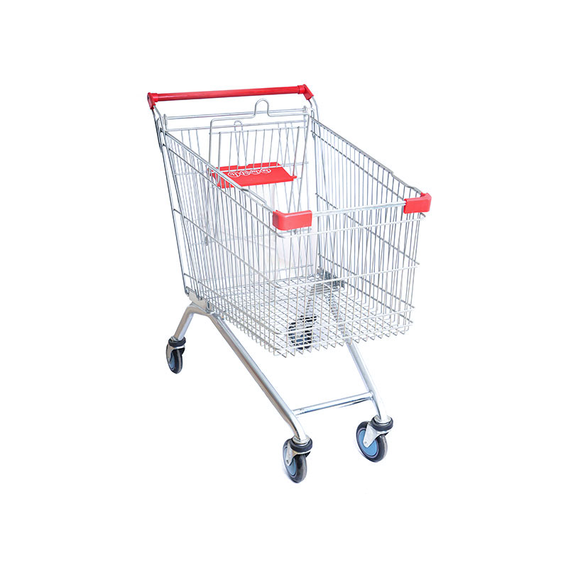 Carrinho de compras de metal dobrável de proteção contra corrosão
