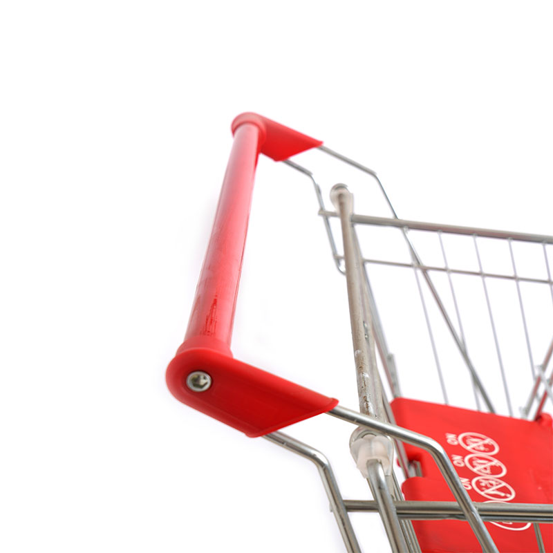 Carrinho de compras de metal dobrável de proteção contra corrosão