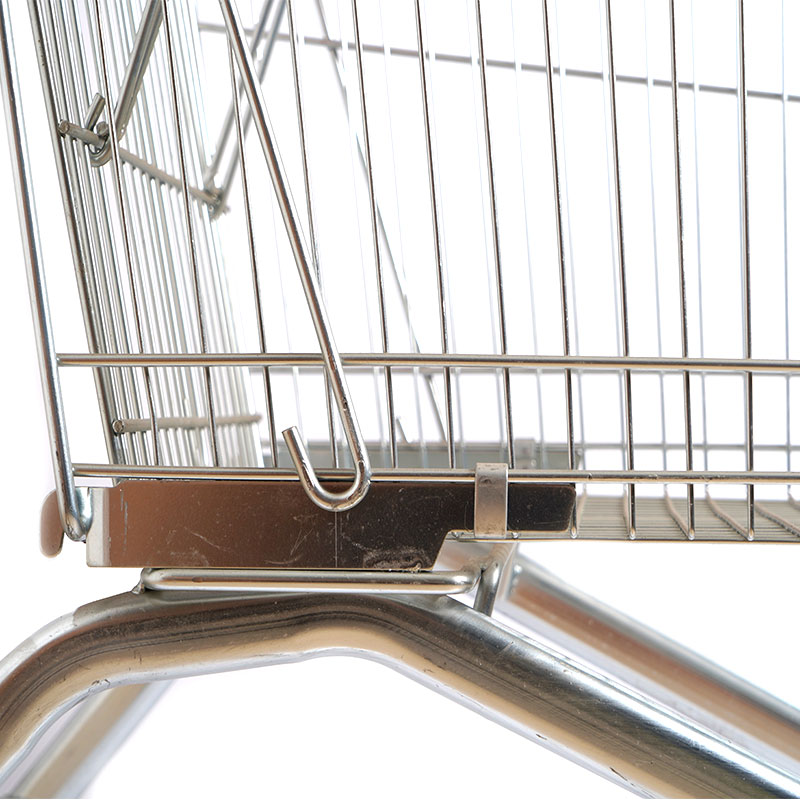 Carrinho de compras de metal dobrável de proteção contra corrosão