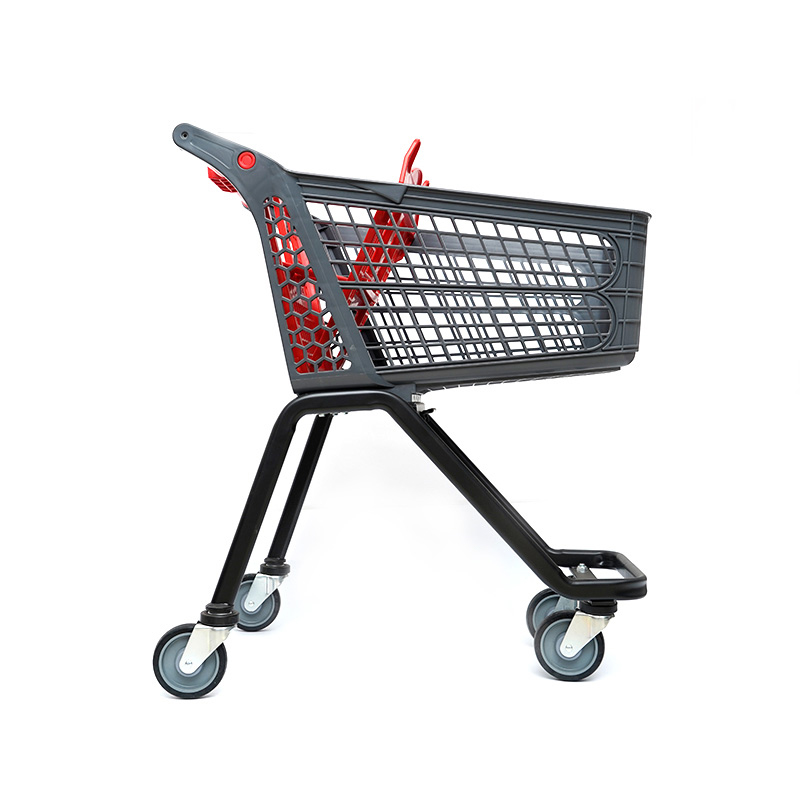 XC-PST-1. Carrinho de compras de plástico + compras de supermercado fáceis de usar especificações fixas de cores personalizadas de plástico