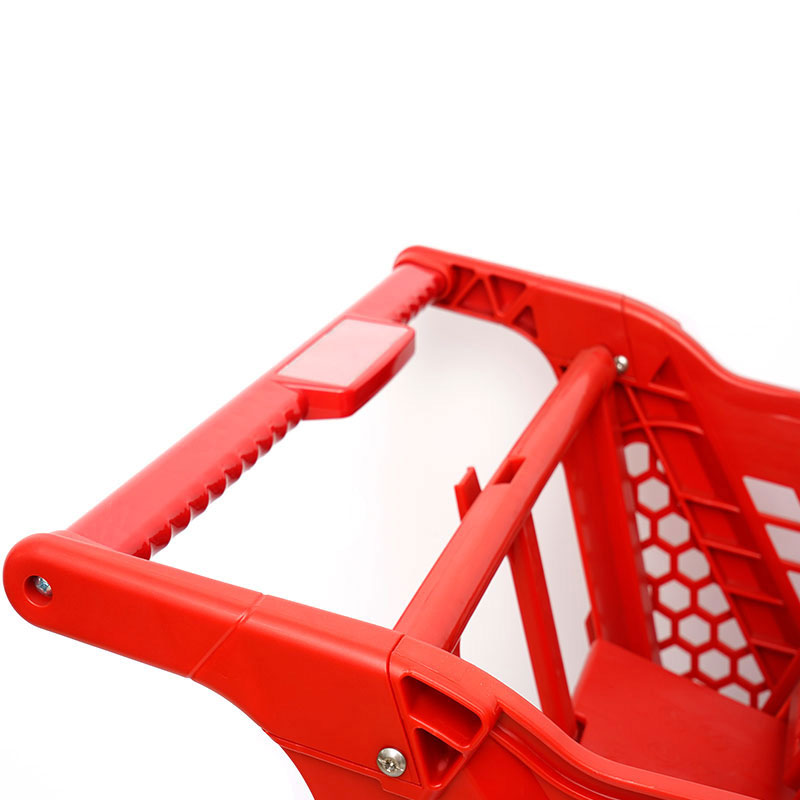 XC-PST-3. Carrinho de compras de plástico + compras de supermercado fáceis de usar, especificações fixas de cores personalizadas de plástico