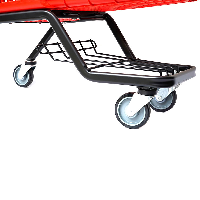 XC-PST-3. Carrinho de compras de plástico + compras de supermercado fáceis de usar, especificações fixas de cores personalizadas de plástico